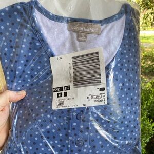 Plus Size 1X Pretty Blue Woman Within Dress